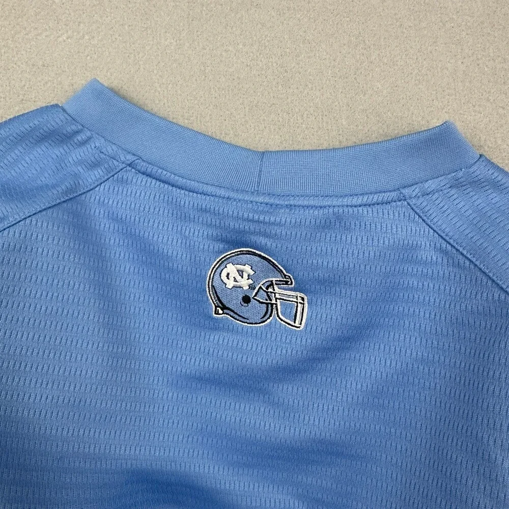 Vintage North Carolina Tar Heels Shirt Men Large Blue Nike Football 90s L